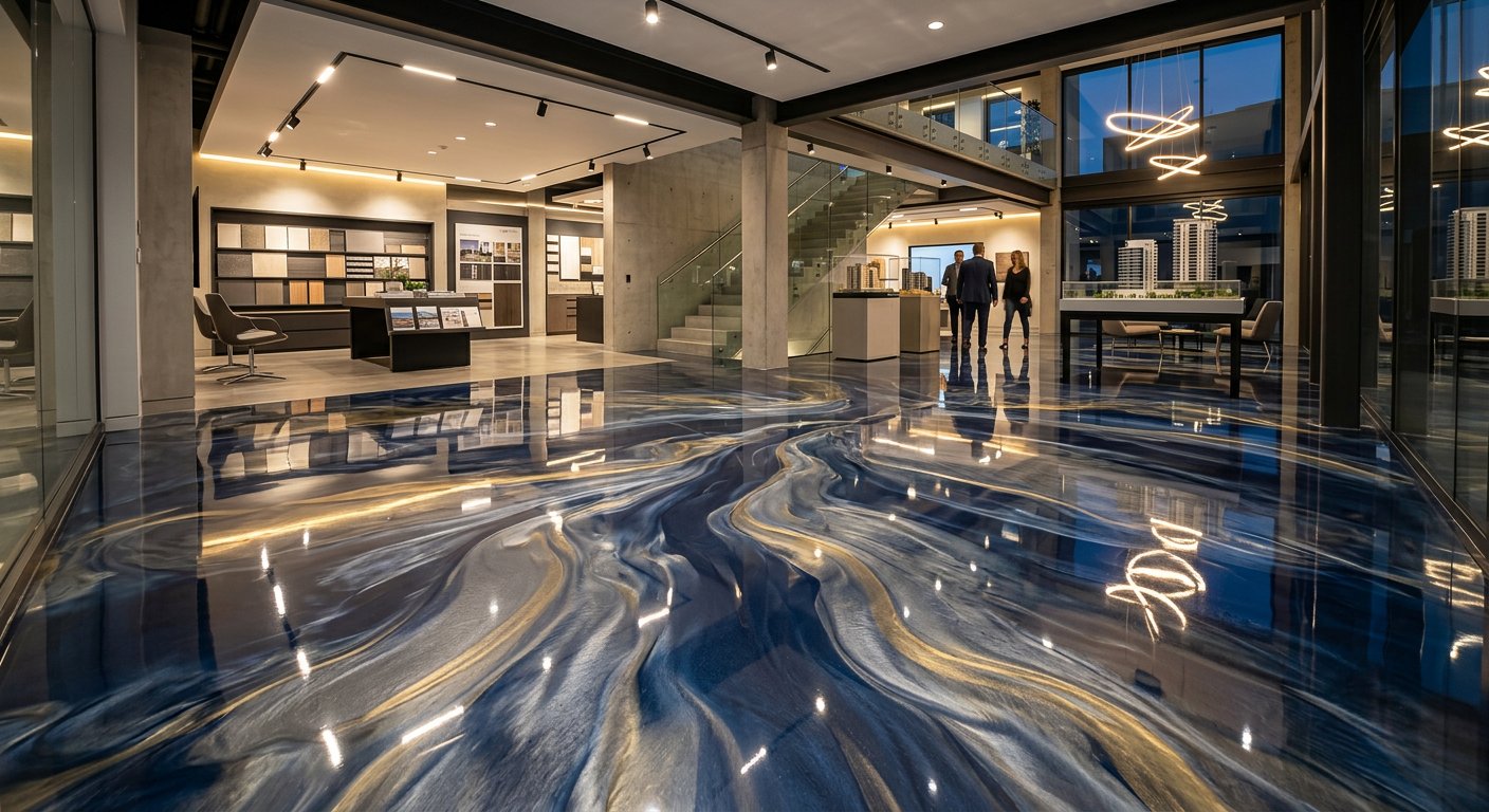 3D Metallic Designer Epoxy